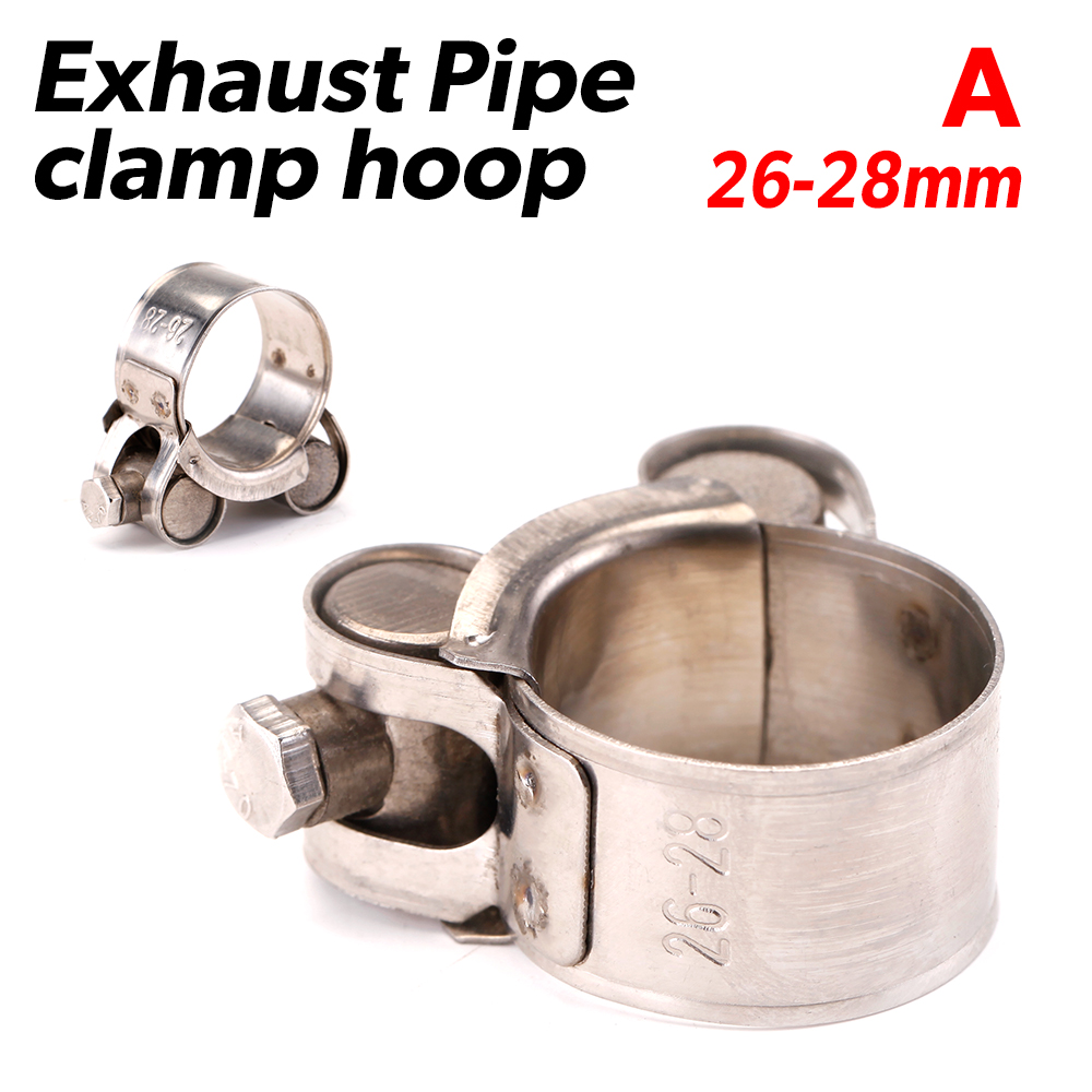 Pipe Clamp Bar - 26-85 mm roestvrijstalen motorfietsuitlaatpijpklem is geschikt