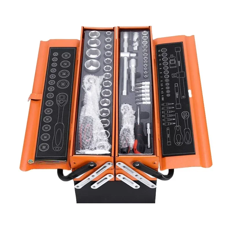 Workshop Tools Price - Gereedschapset ijzeren kist met 3 laden