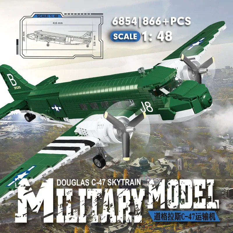 Ww2 Us Militair Transportvlieg - Hand Plane Block recensie en prijs