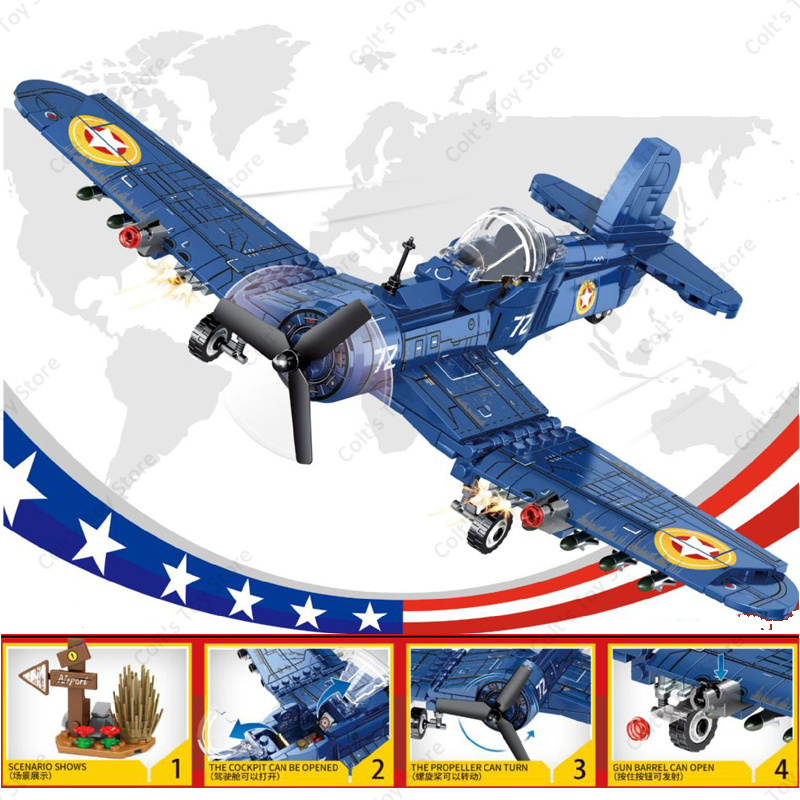 Sluban Militaire WW2 Vliegtuig - Hand Plane Block recensie en prijs