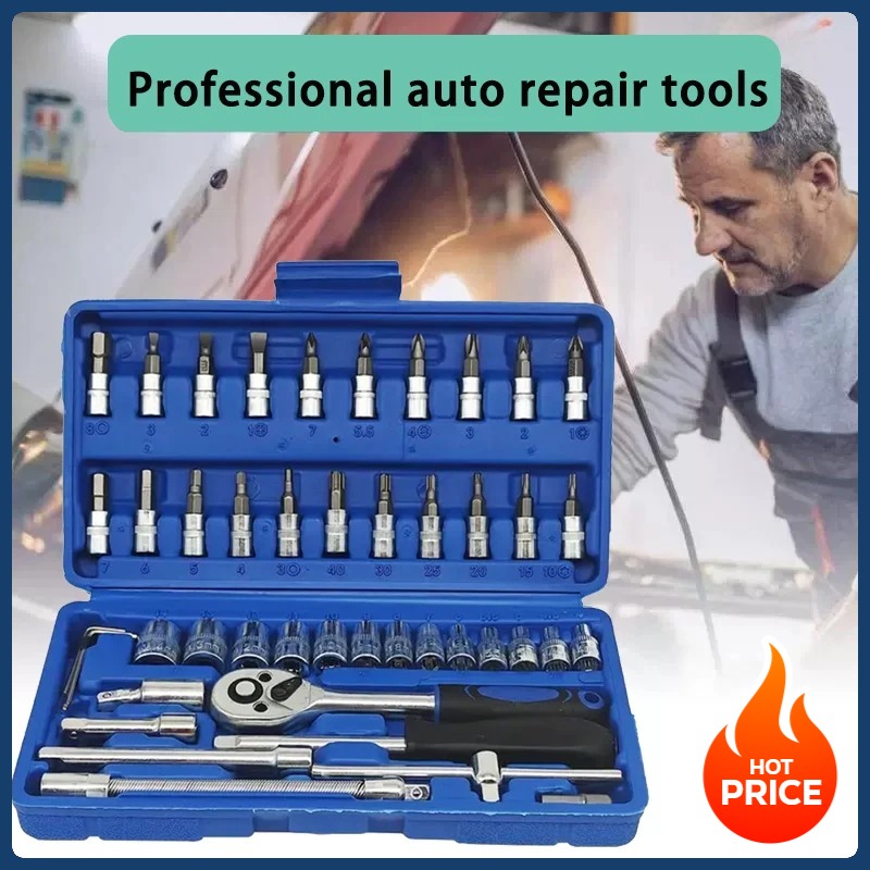 46-delige zware autosleutelset - Design Tools Workshop recensie en prijs