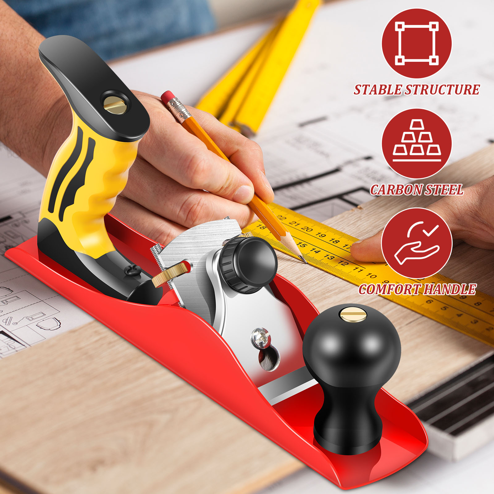 Houten handschaafset Handgeree - Hand Plane Block recensie en prijs
