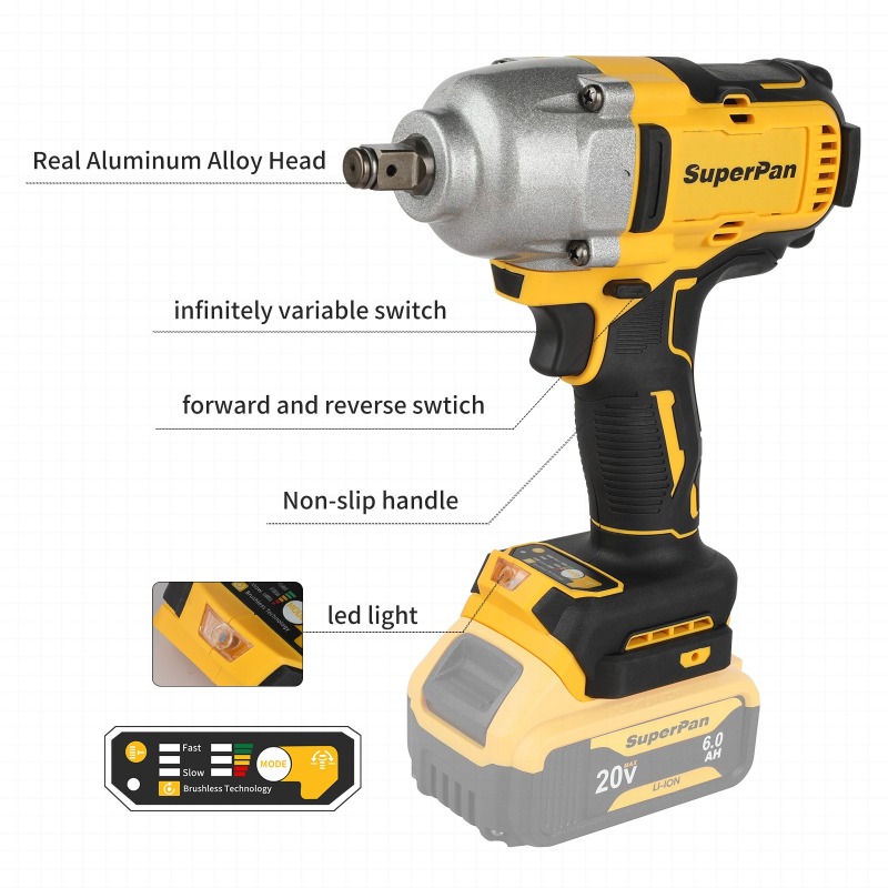 Hoge Koppel Accu-slagmoersleut - Workshop Electric Tools recensie en prijs